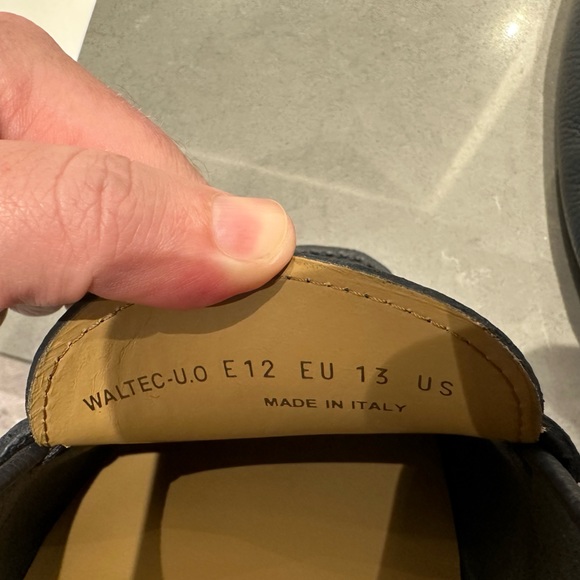 BALLY Leather Navy Driver - GREAT CONDITION! - Picture 6 of 6